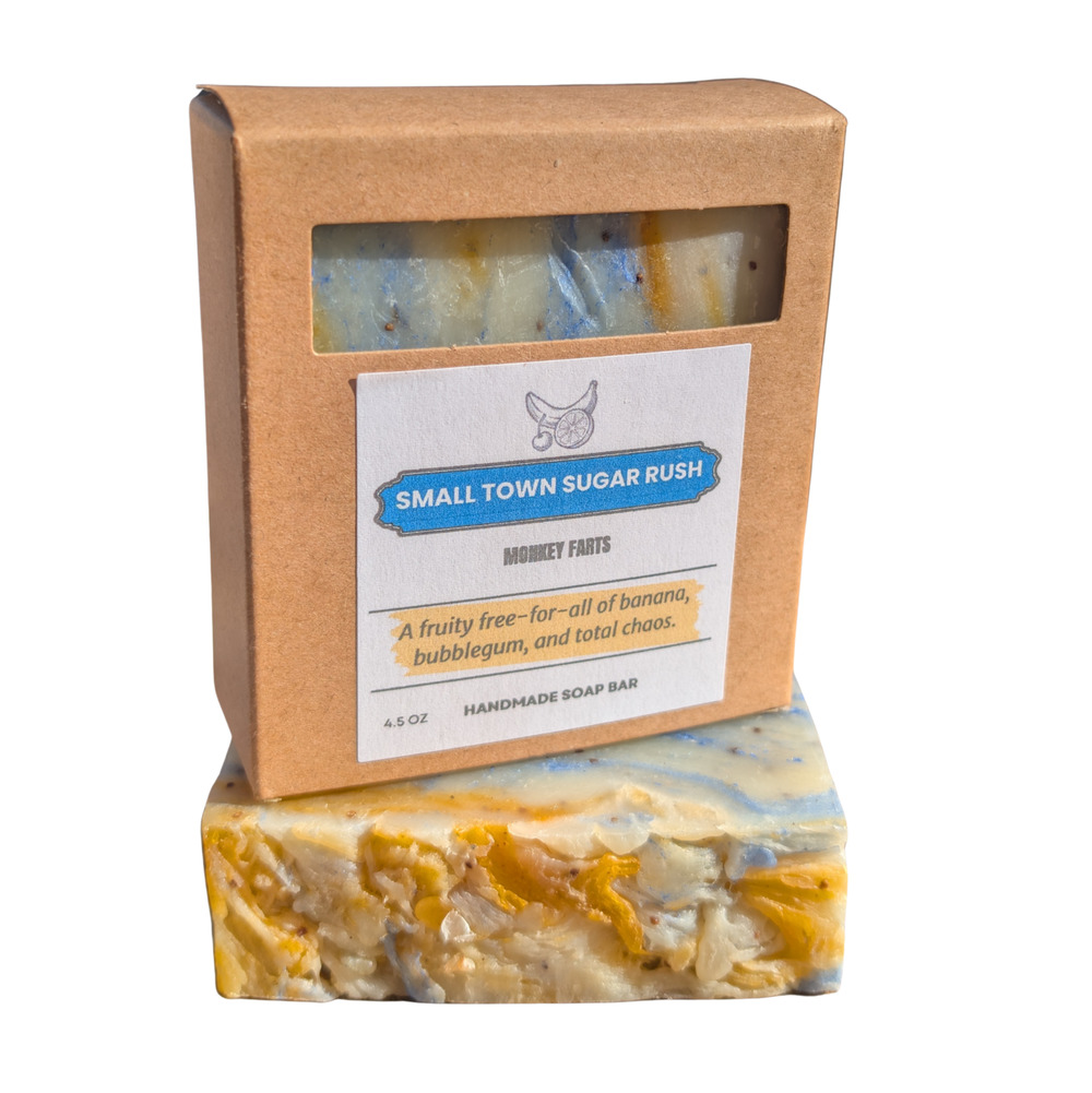 Handmade Soap Bar Monkey Farts Gilmore Girls Small Town Sugar Rush Gift Idea